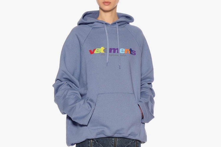 Vetements Debuts a Rainbow Logo on a Hoodie & T-Shirt