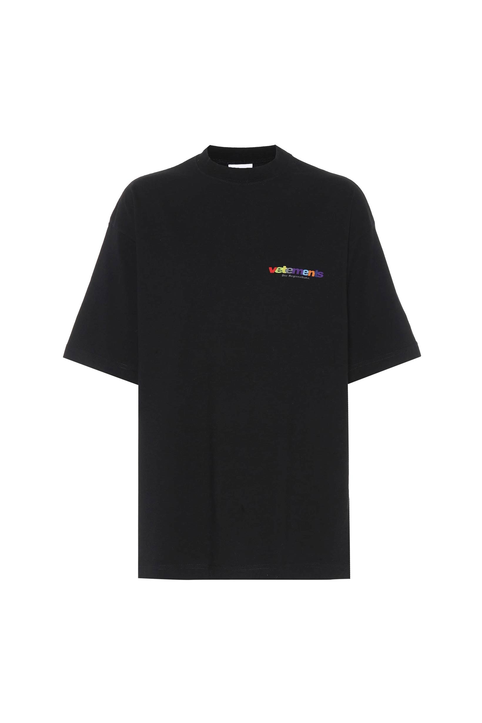 Vetements Rainbow Logo Oversized Hoodie T-Shirt