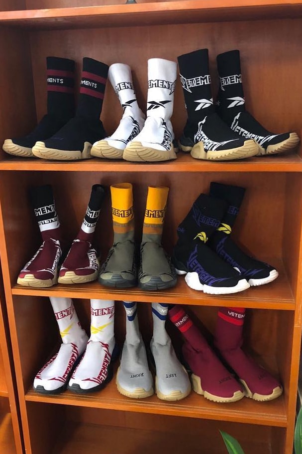 Vetements Fall/Winter 2019 Preview Sock Runner Sneaker Reebok x Vetements Sneakers Silhouette Demna Gvasalia Teaser