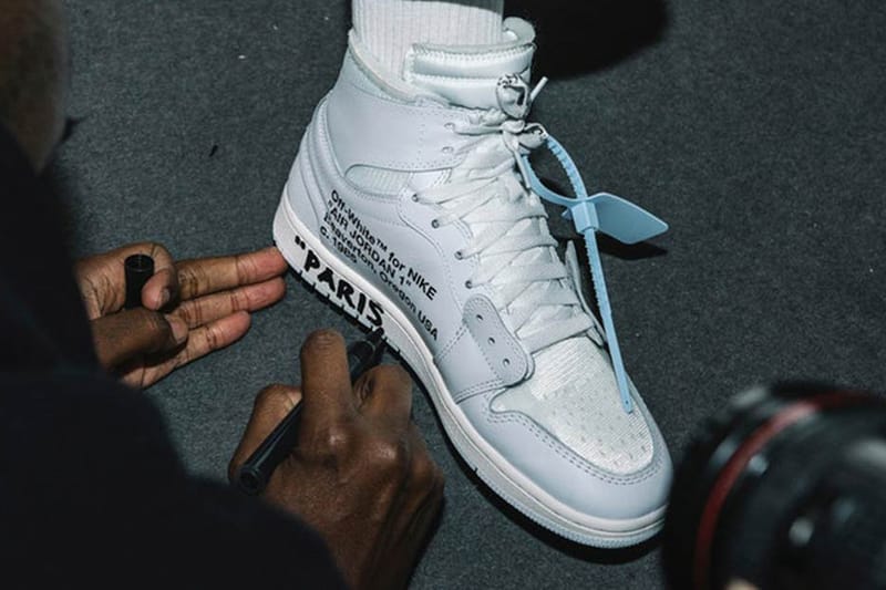 Virgil Abloh x Nike Debut White Air Jordan 1 | HYPEBAE