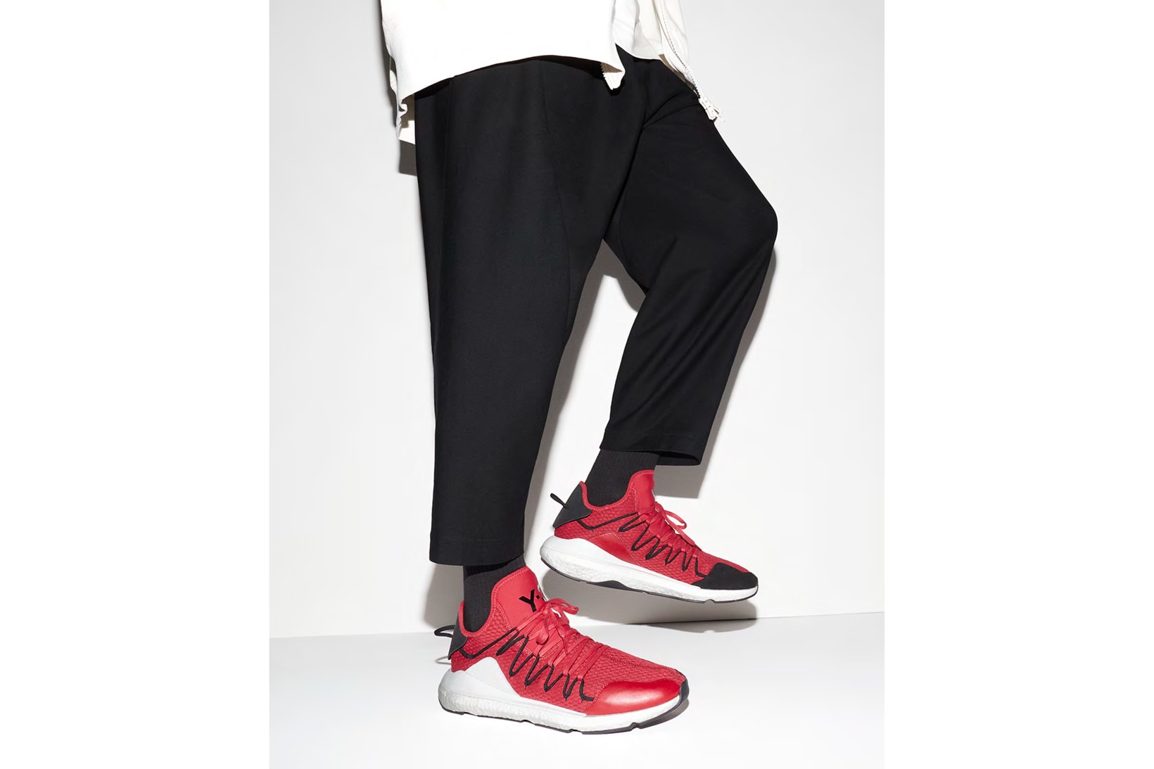 Y-3 Spring/Summer 2018 Campaign Chapter Two Red Sneakers