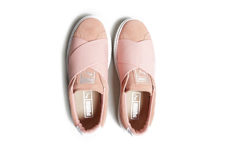 PUMA Platform X Rose Pink Sneaker Colorway Strap Cross