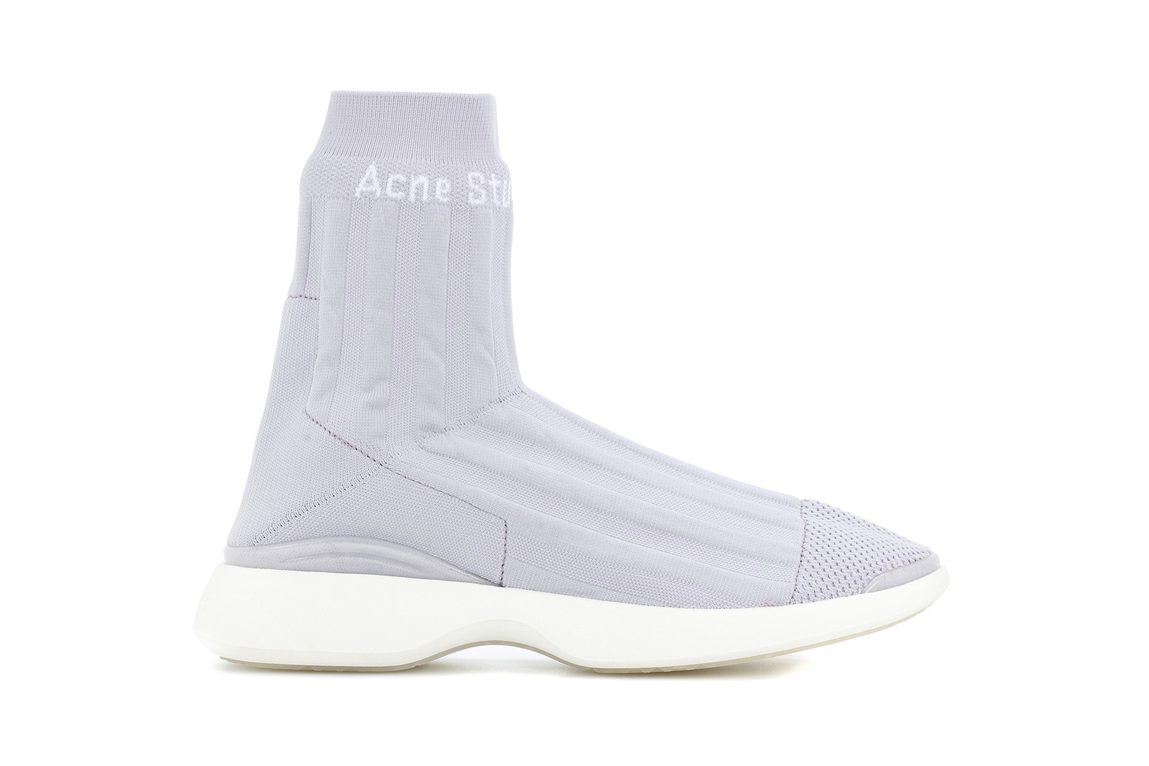 Acne Studios batilda sock sneaker lilac ultra violet light pale purple lavender womens where to buy 2018