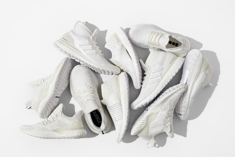 adidas Running Reveals the All-White Undye Pack