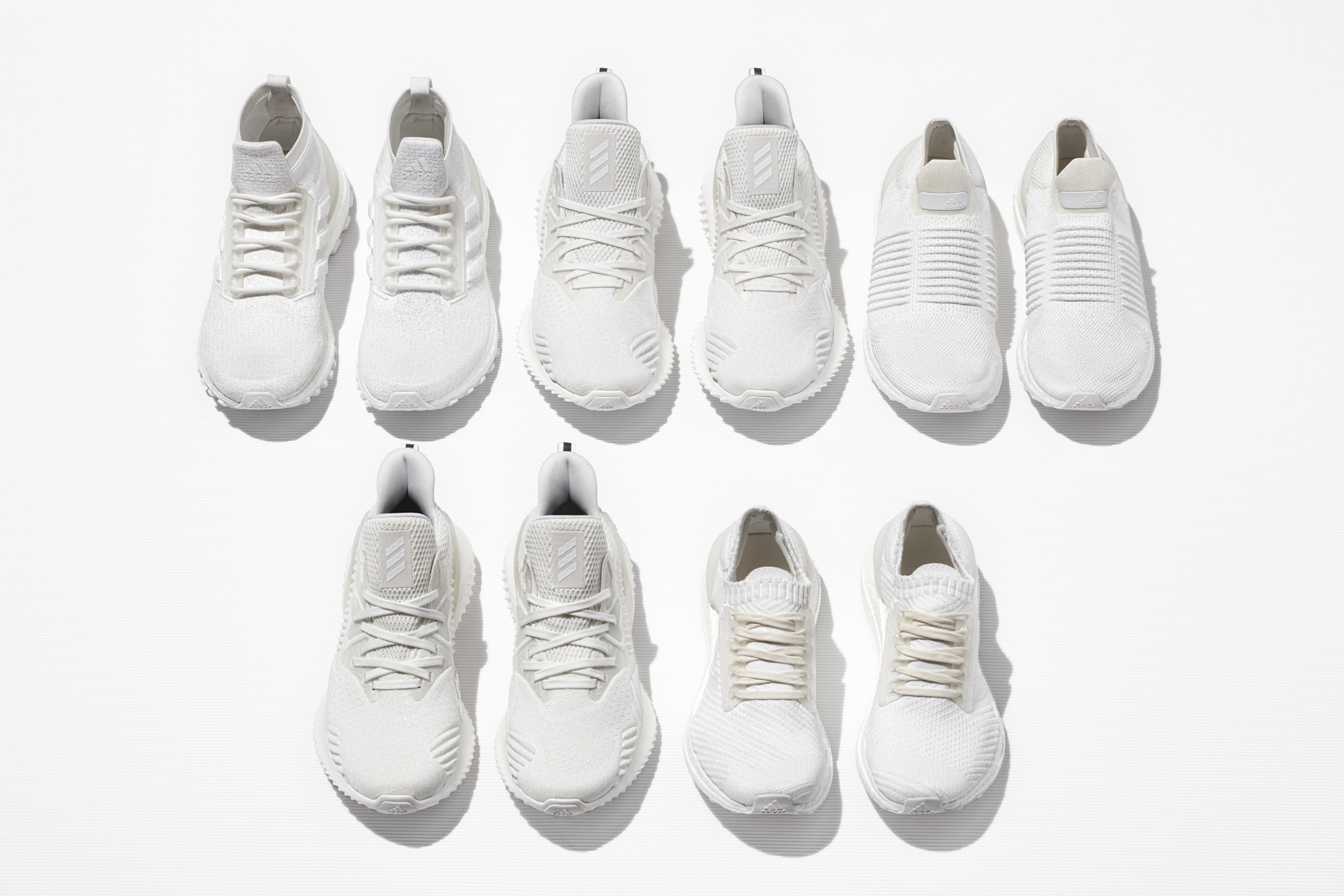 adidas Running Drops Undye Ultra Boost Pack White Sneaker All Terrain UltraBOOST Laceless X AlphaBOUNCE Beyond