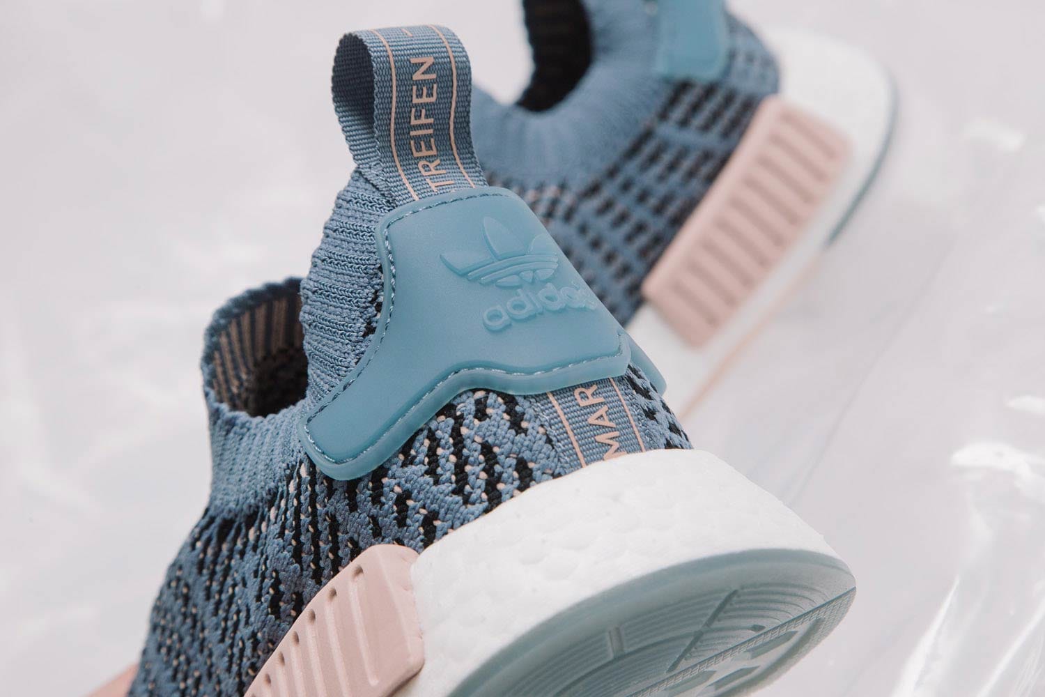 pink and blue nmds
