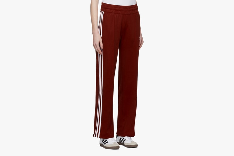 adidas Originals' Burgundy Track Pants Are the Perfect Retro Staple