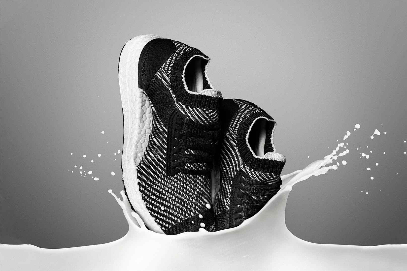 adidas unveils UltraBOOST X in Cookies & Cream womens ladies sneakers oreo milk carton box black white primeknit