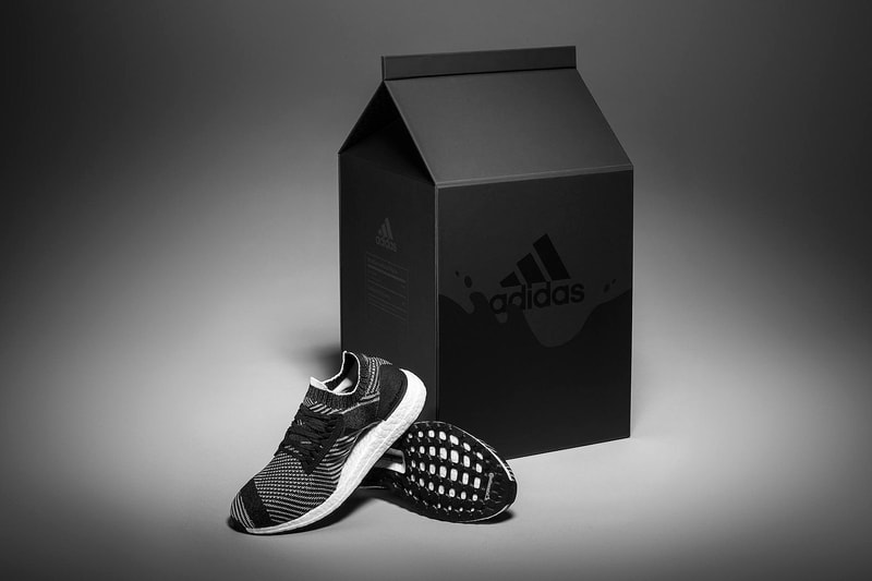 adidas unveils UltraBOOST X in Cookies & Cream womens ladies sneakers oreo milk carton box black white primeknit