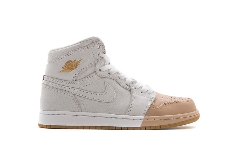 Nike Air Jordan 1 Women's Exclusive Iterations Tan Toe Pack Red White Black Gold Sneaker Silhouette Jordan Brand