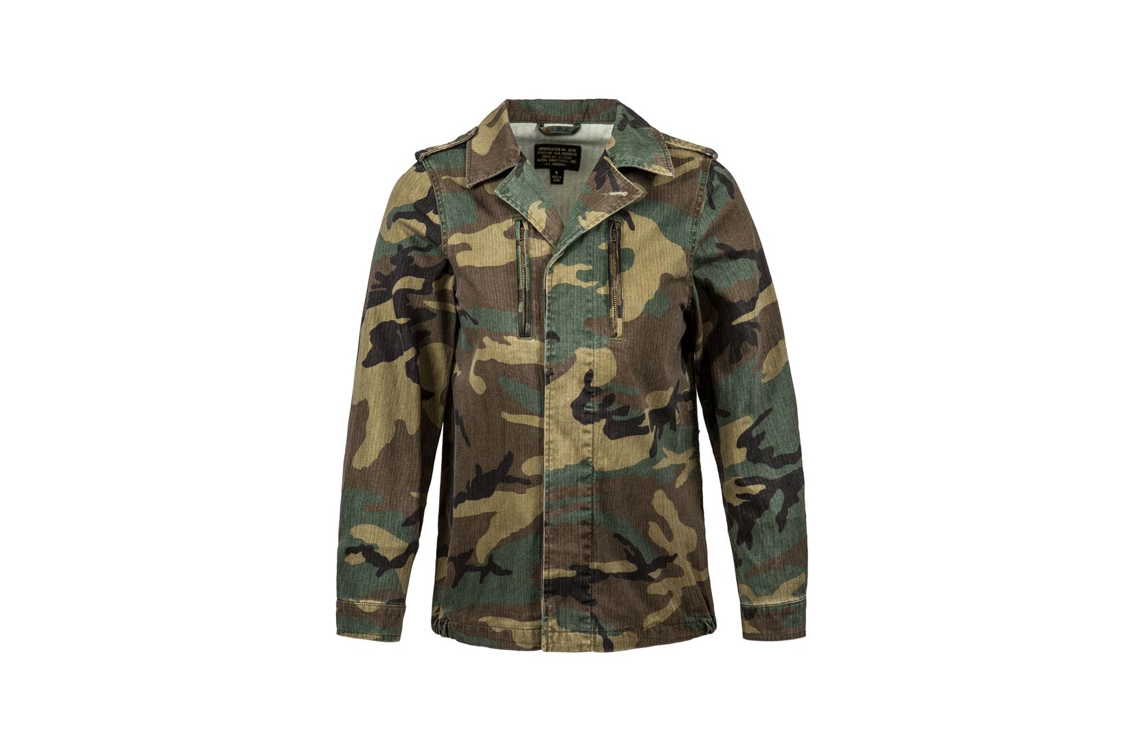 Alpha Industries F-2 French Field Coat Camo Spring Summer 2018