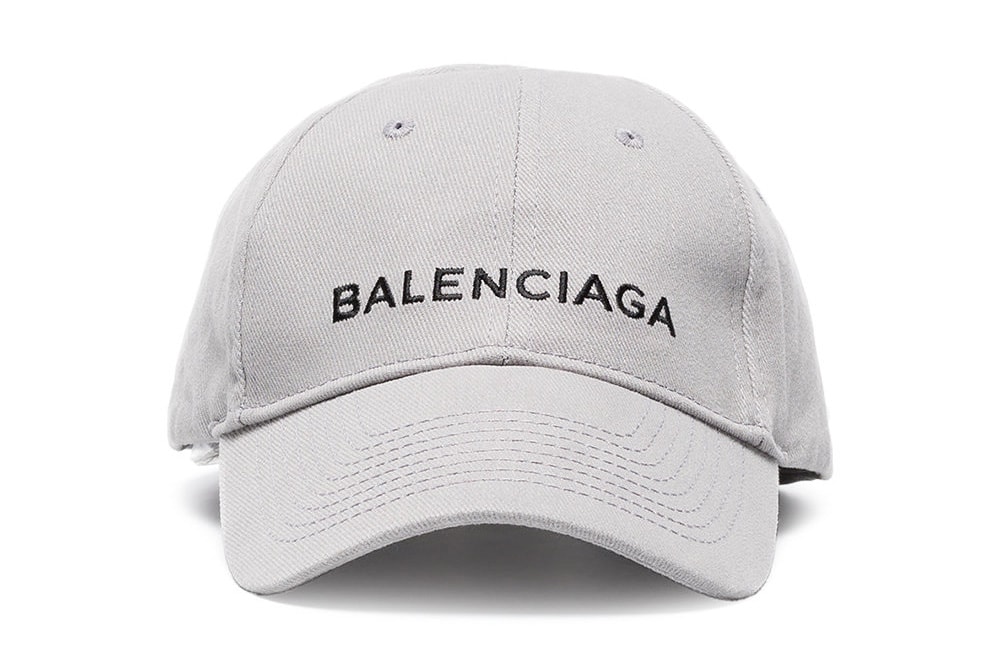 Balenciaga logo baseball cap light grey minimal demna gvasalia where to buy womens mens unisex