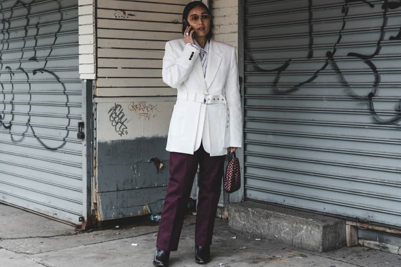 Woman protected ladies from the winter wind 2018 Streetsnaps