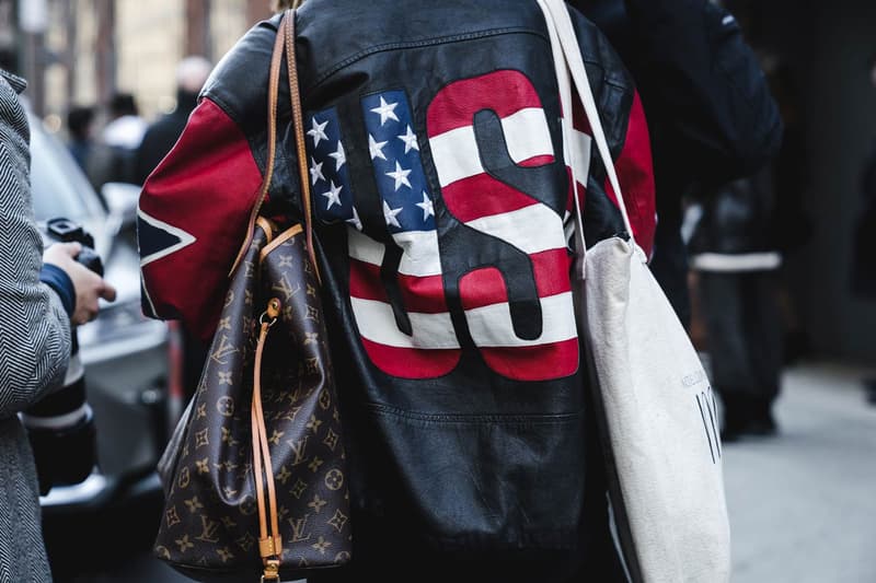 Louis Vuitton Bag Woman protected ladies from the winter wind 2018 Streetsnaps