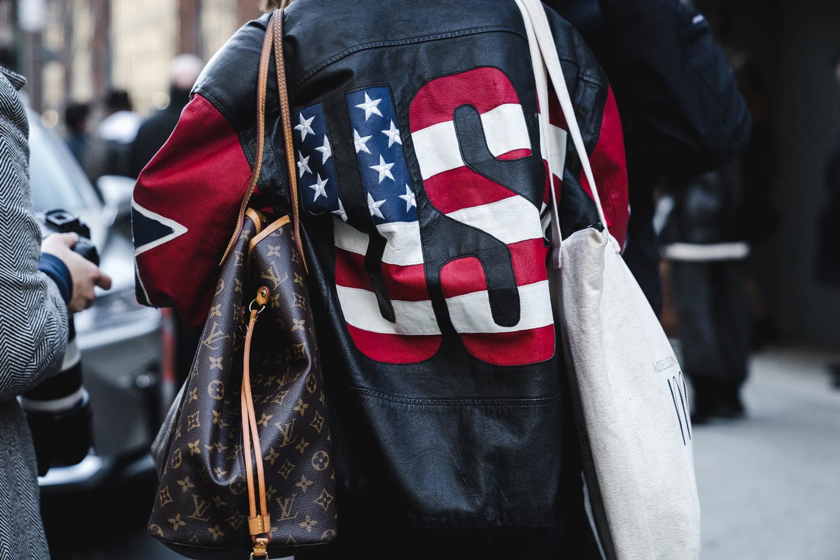 Louis Vuitton Bag Woman New York Fashion Week 2018 Streetsnaps