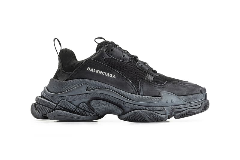 Balenciaga Triple S 2018 new colorways mens womens only exclusive black silver metallic pink where to buy stylebop