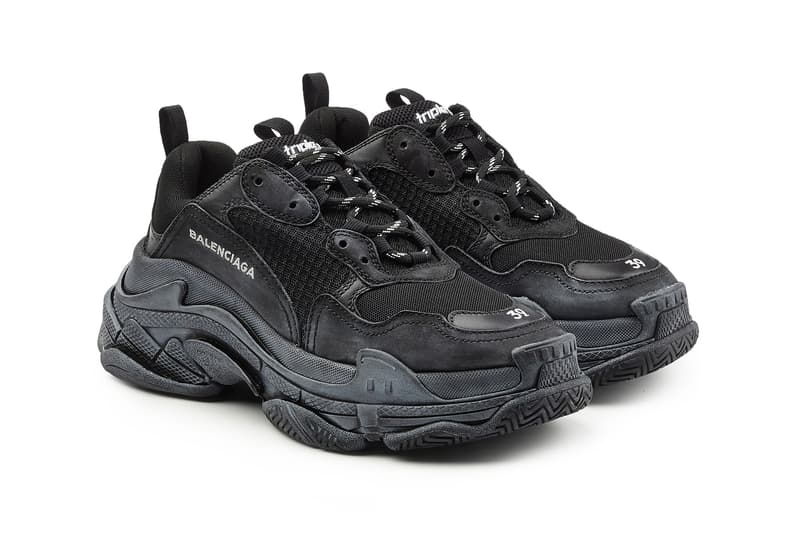 Balenciaga Triple S 2018 new colorways mens womens only exclusive black silver metallic pink where to buy stylebop