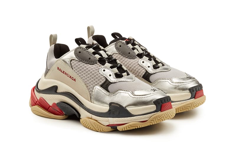 Balenciaga Triple S 2018 new colorways mens womens only exclusive black silver metallic pink where to buy stylebop