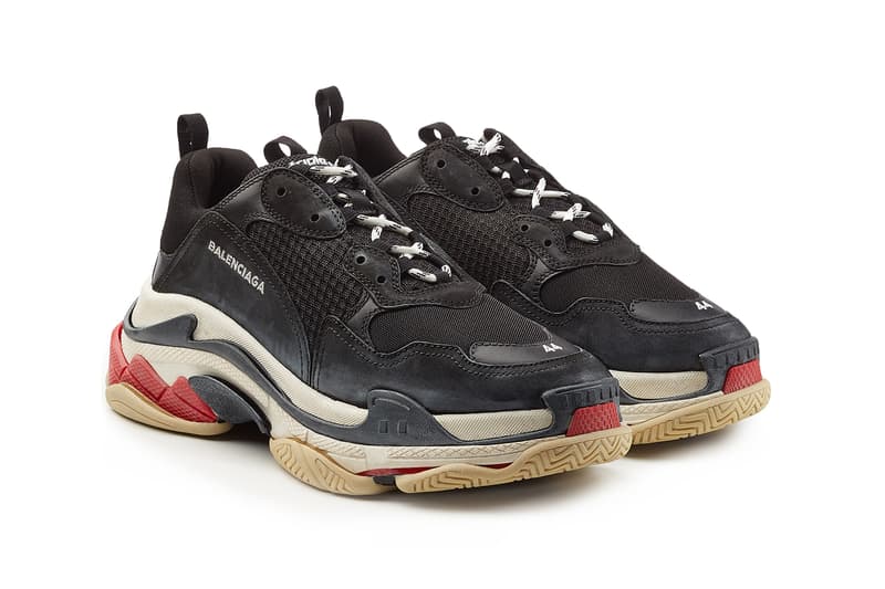 Balenciaga Triple S 2018 new colorways mens womens only exclusive black silver metallic pink where to buy stylebop