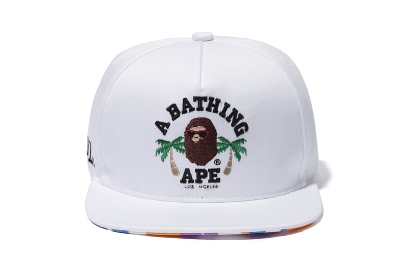 BAPE Los Angeles Capsule Collection T-Shirts Hoodies Sweaters Shorts White