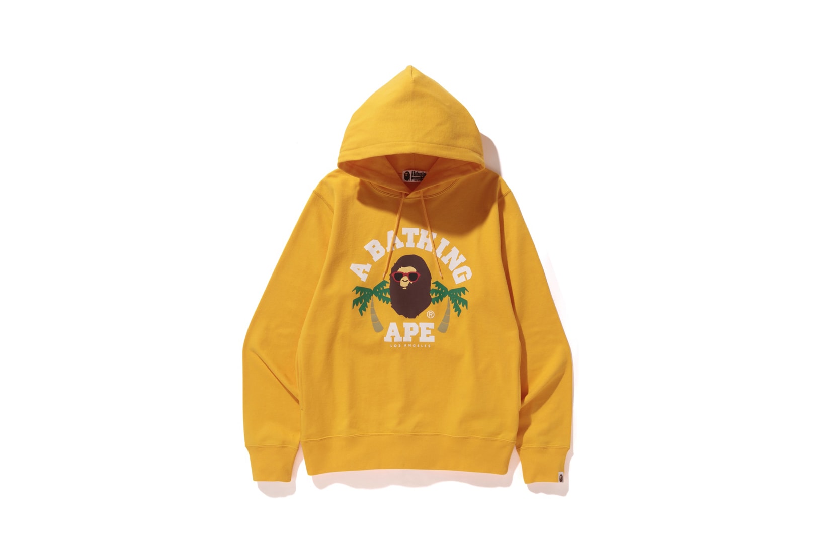 BAPE Los Angeles Capsule Collection T-Shirts Hoodies Sweaters Shorts Yellow