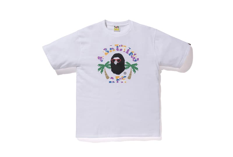 BAPE Los Angeles Capsule Collection T-Shirts Hoodies Sweaters Shorts White