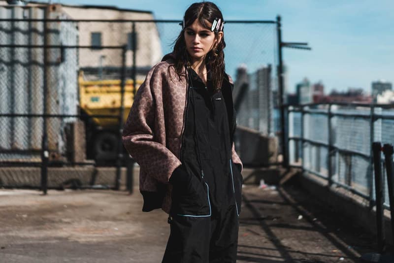 Kaia Gerber Coach 1941 New York Fashion Week 2018 Streetsnap