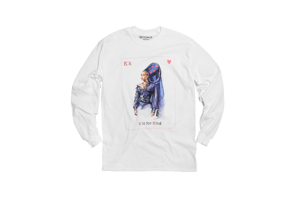 Beyonce Valentine's Day Long Sleeve T-Shirt White