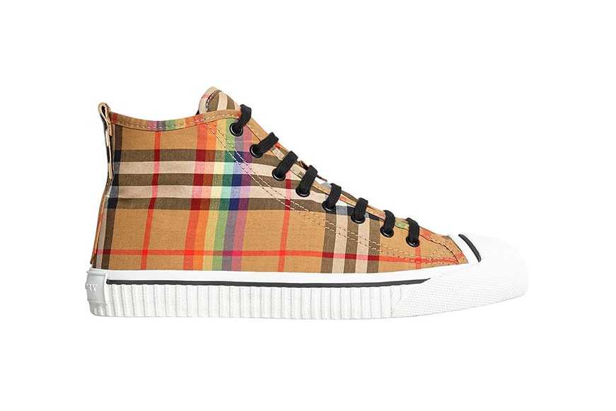 Burberry February 2018 Collection Plaid Rainbow Check