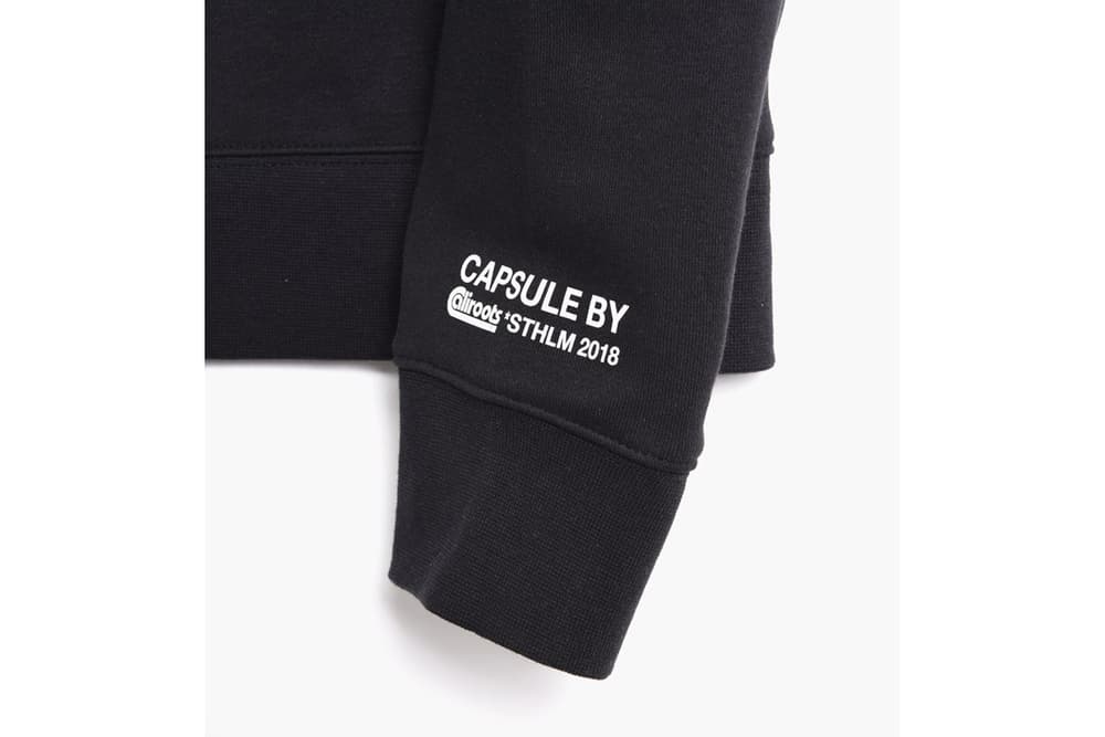 Ellen von Unwerth x Caliroots Capsule Collection Black Hoodie Detail