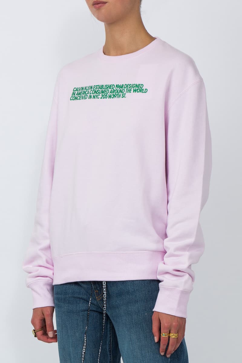 The Webster x Calvin Klein NYFW Pink Sweatshirt | Hypebae