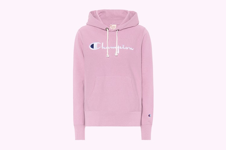 Cozy Girls, Champion Just Dropped Another Must-Cop Pink Logo Hoodie