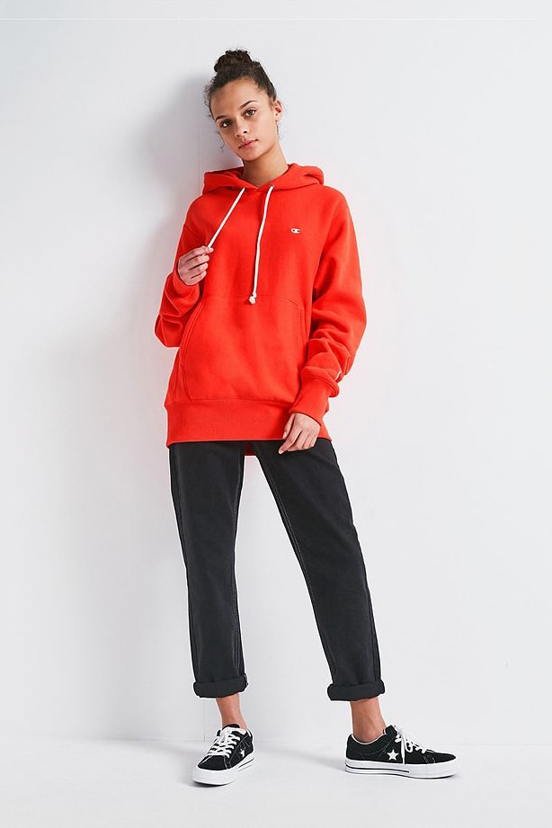 Champion x Urban Outfitters Hoodie Orange