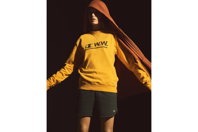 Wood Wood x Champion Spring/Summer Collection 2018 Monochrome Streetwear Staples Hoodie Danish