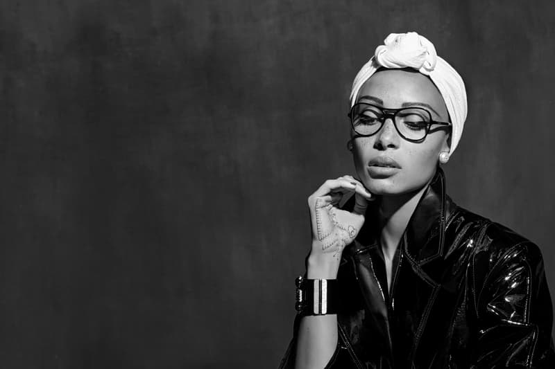 Adwoa Aboah Chanel Spring/Summer 2018 Eyewear Campaign Karl Lagerfeld