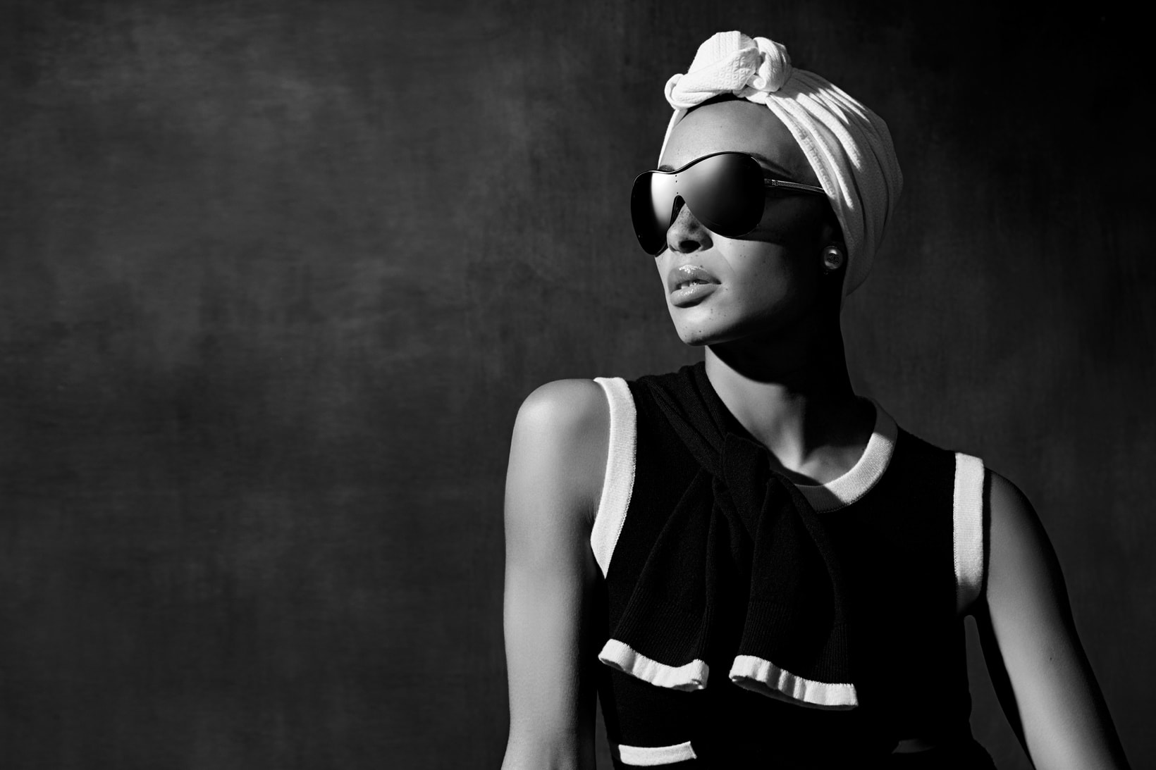 Adwoa Aboah Chanel Spring/Summer 2018 Eyewear Campaign Karl Lagerfeld