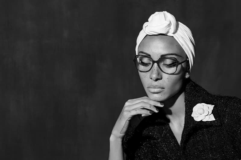 Adwoa Aboah Chanel Spring/Summer 2018 Eyewear Campaign Karl Lagerfeld