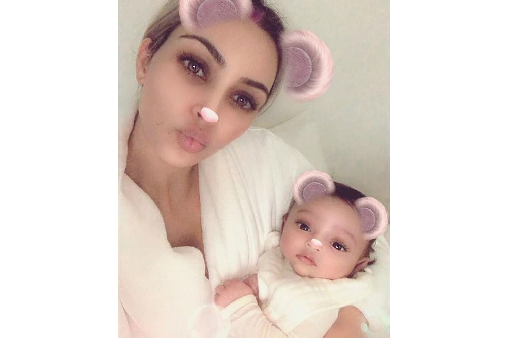 Chicago West Kim Kardashian Photo