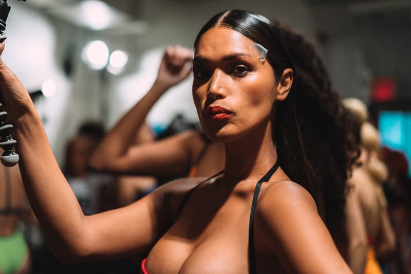 Chromat Fall Winter 2018 New York Fashion Week Runway Show Backstage Beauty