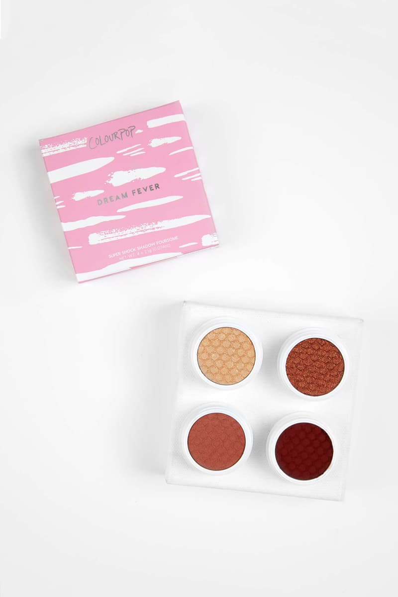 ColourPop Ulta Beauty Eyeshadow Foursome Dream Fever