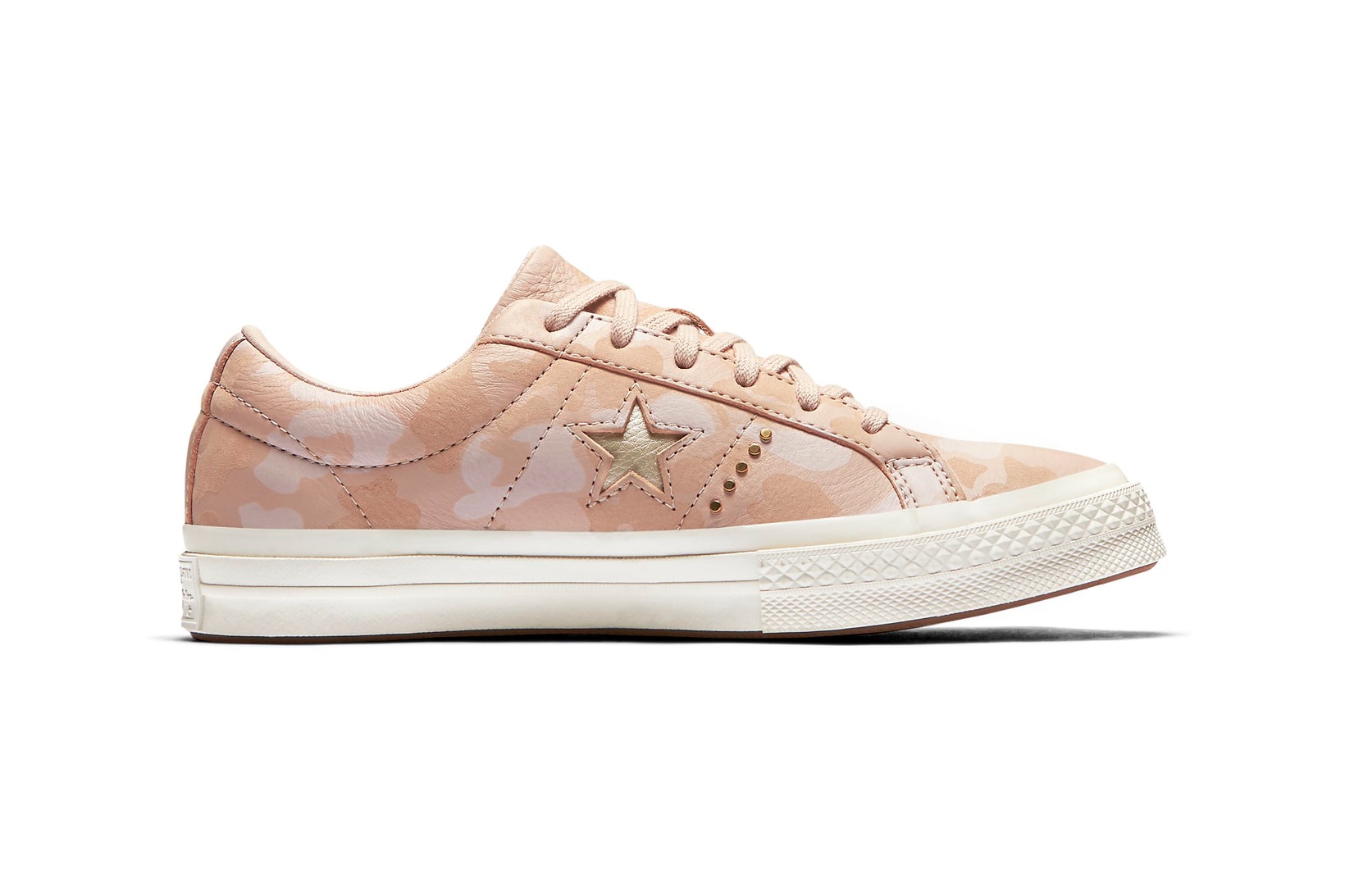 Converse One Star Camo Gold Pink