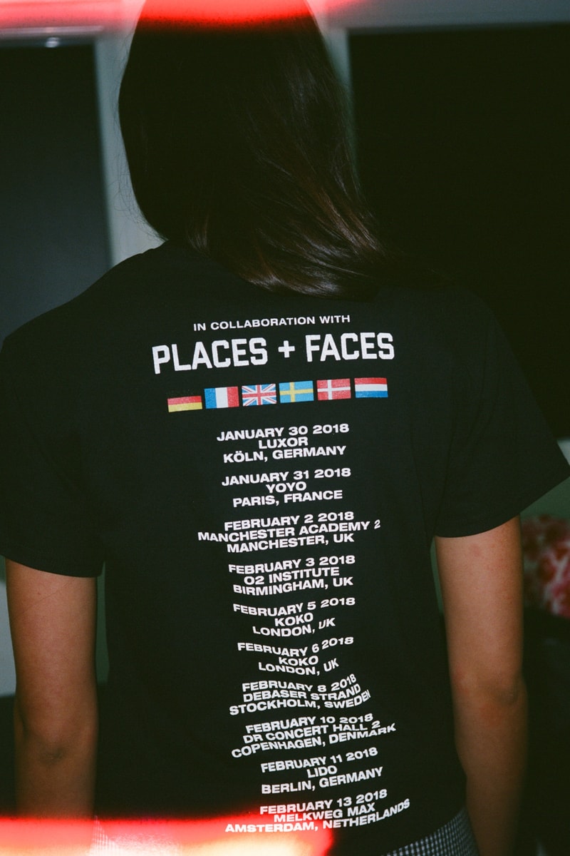 Daniel Caesar Places+Faces Collaboration T-Shirt Back View