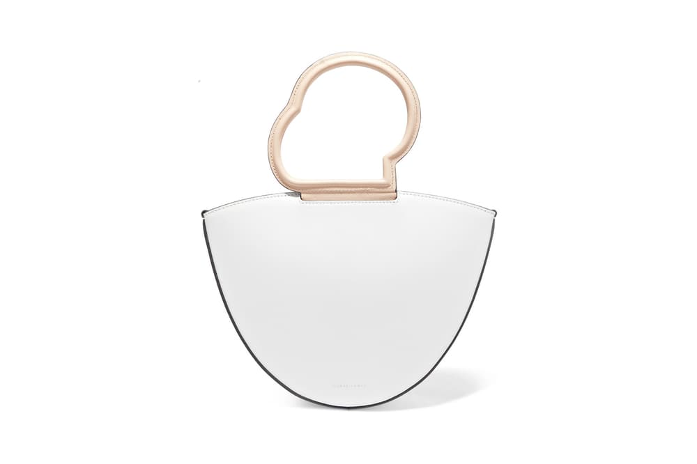 Danse Lente Lilou Calf Hair Leather Tote White