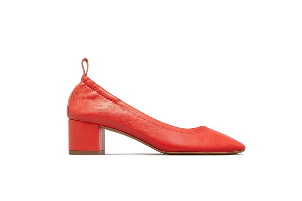 Everlane New Leather/Suede Women's Day Heels Patent Glossy Shine Red Black Pink White Mule