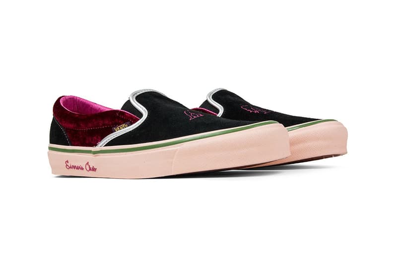 Feature x Vans Vault Sinner's Club Slip-On Purple Velvet