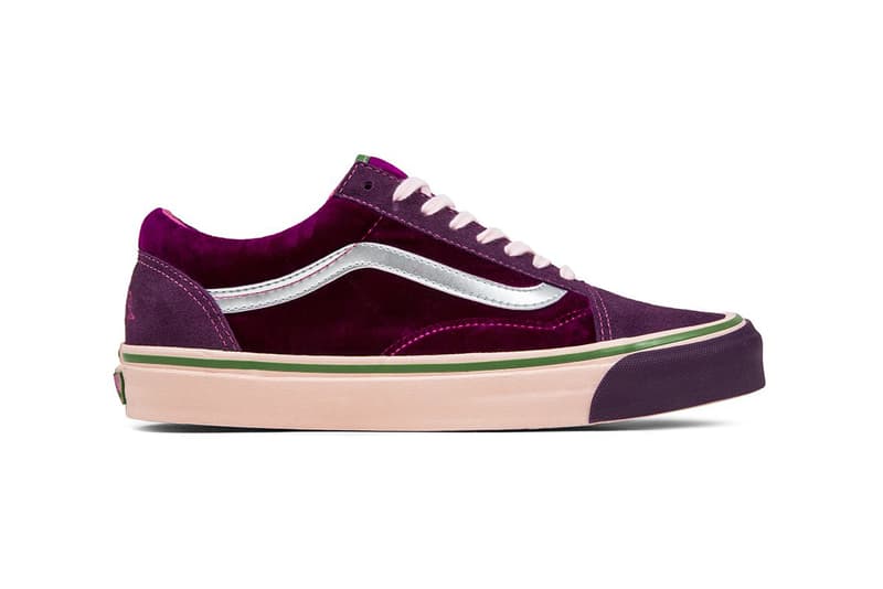 Feature x Vans Vault Sinner's Club Old Skool Purple Velvet