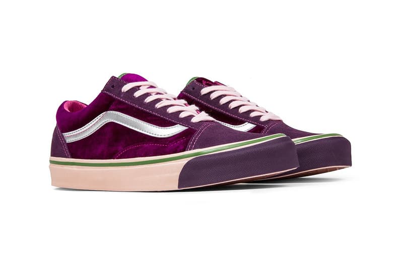 Feature x Vans Vault Sinner's Club Old Skool Purple Velvet