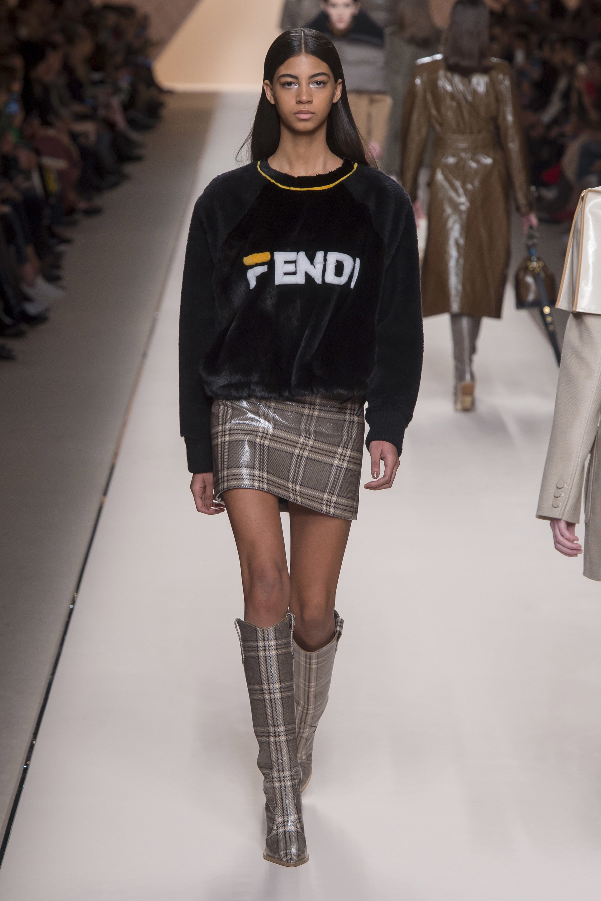 Fendi Fall Winter 2020 Runway Bag Collection featuring Packaging