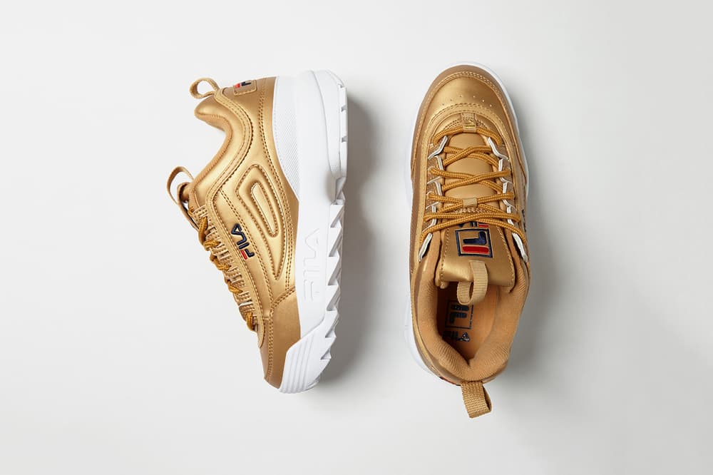 FILA Disruptor 2 Leather Gold