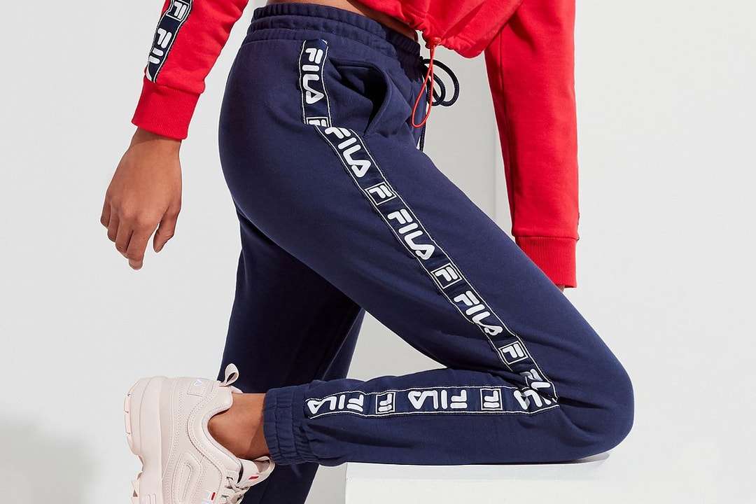Fila Women Plus Size Stand Graphic Drawstring Jogger Pants Navy 3X NEW -  Helia Beer Co